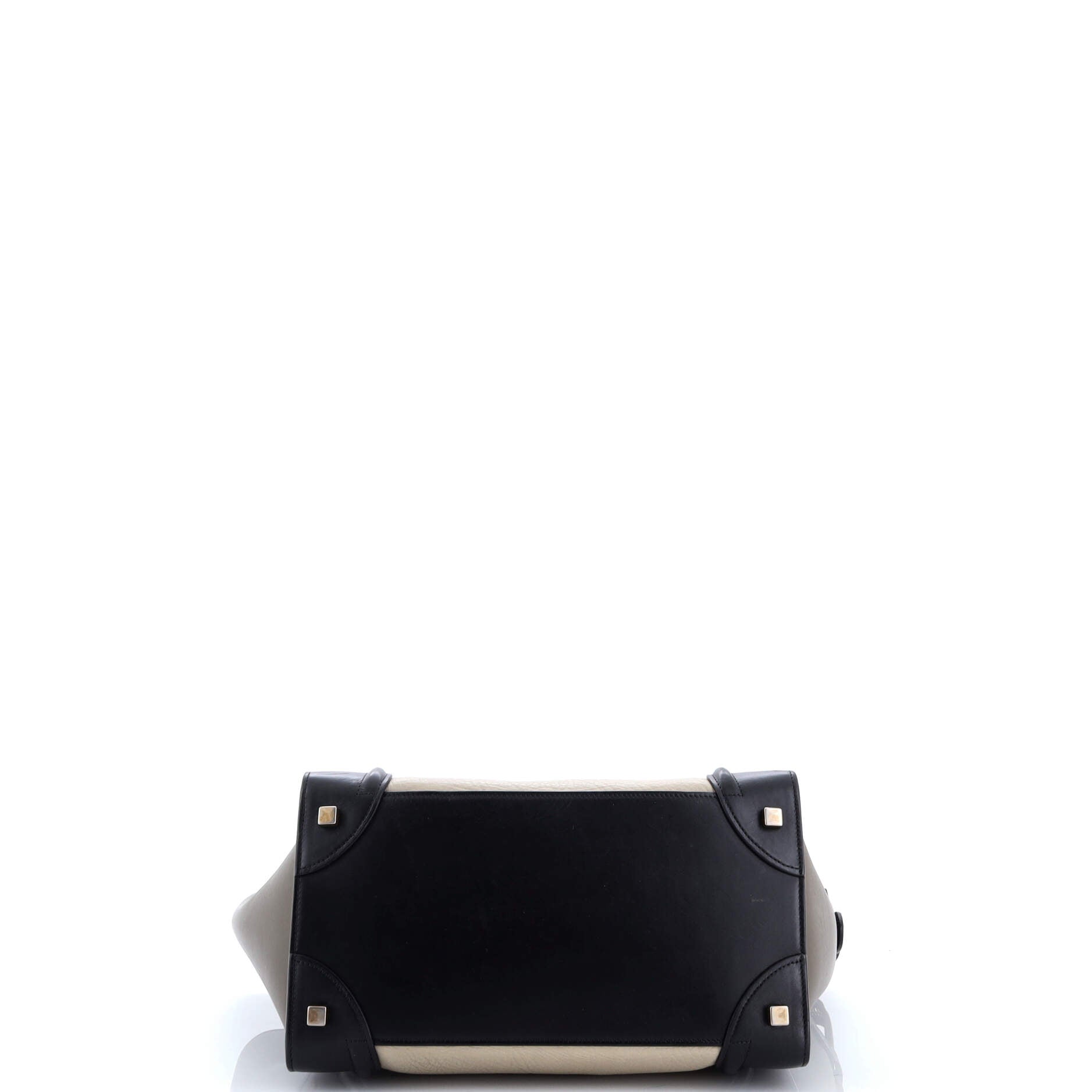 Tricolor Luggage Bag Leather Mini