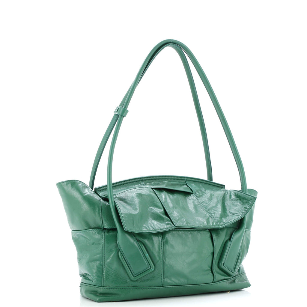 Arco Bag Maxi Intrecciato Leather Medium