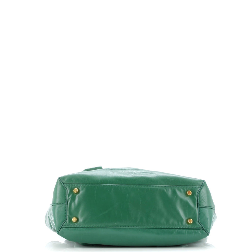 Arco Bag Maxi Intrecciato Leather Medium