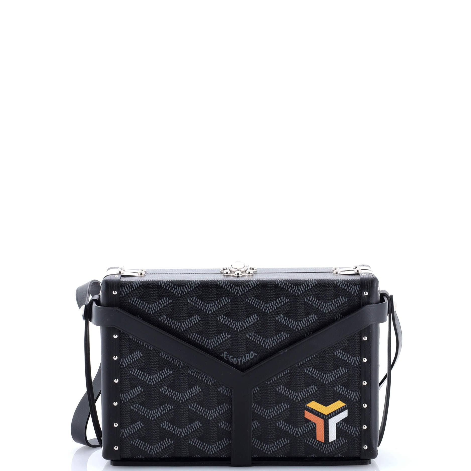 Minaudiere Bag Printed Coated Canvas