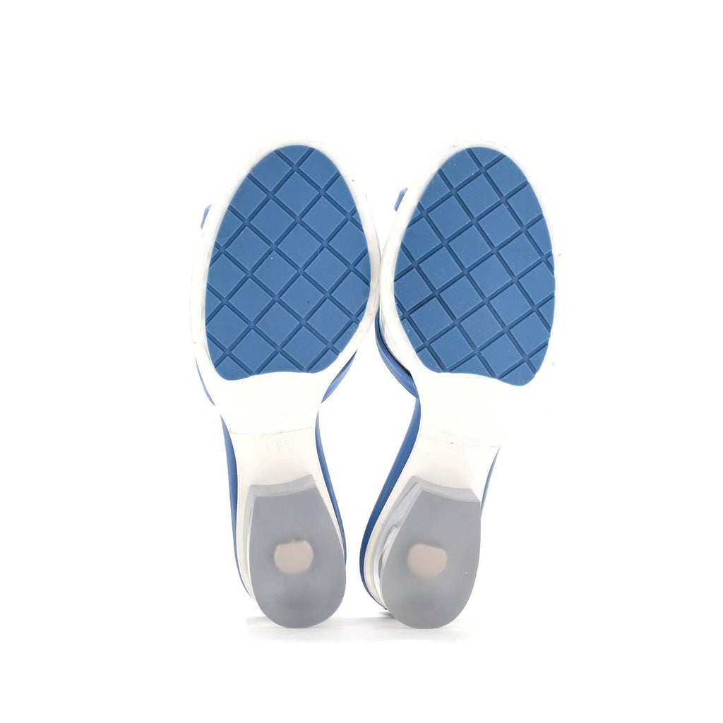 Women's CC Mule Sandals PVC and Leather