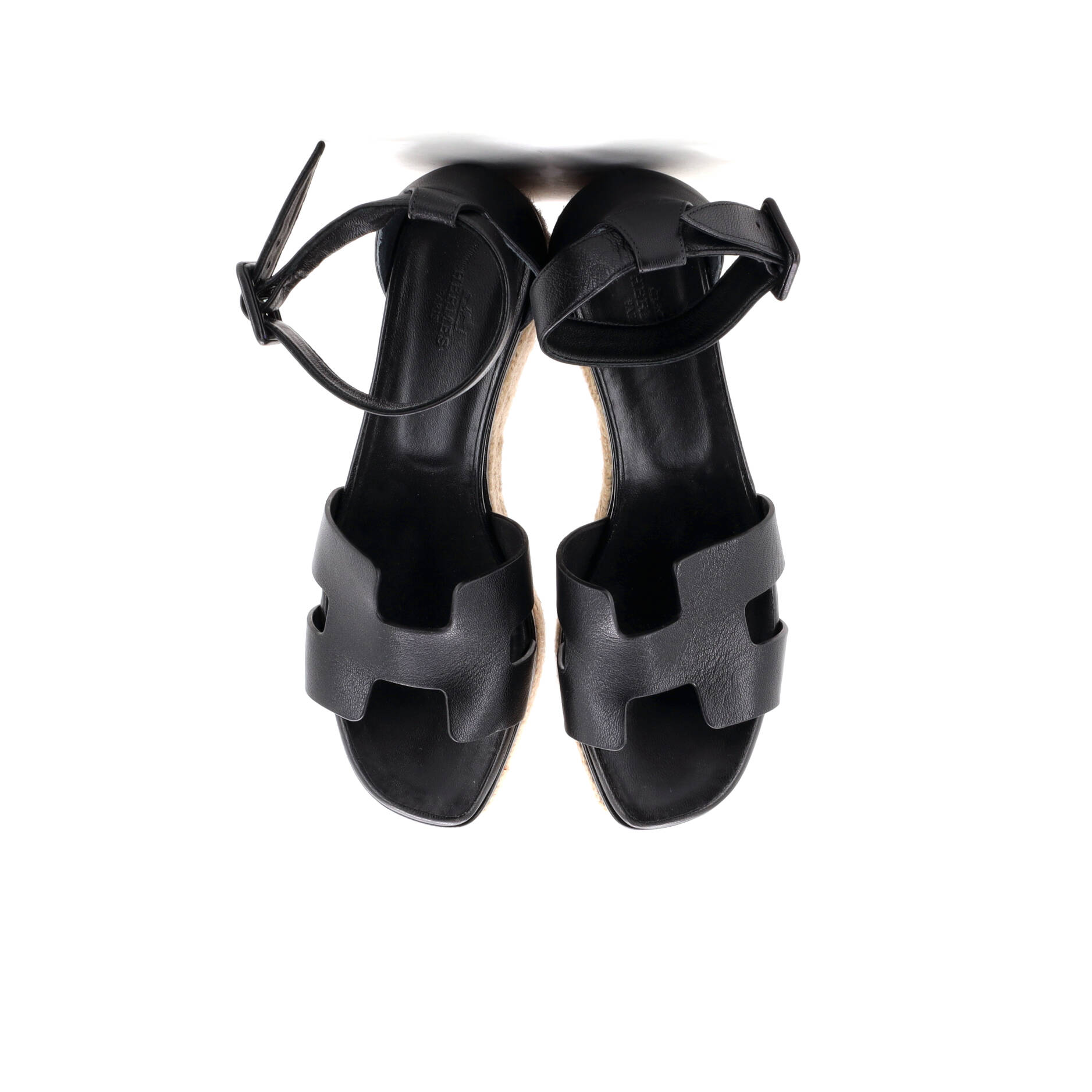 Women's Elda Wedge Espadrilles Leather