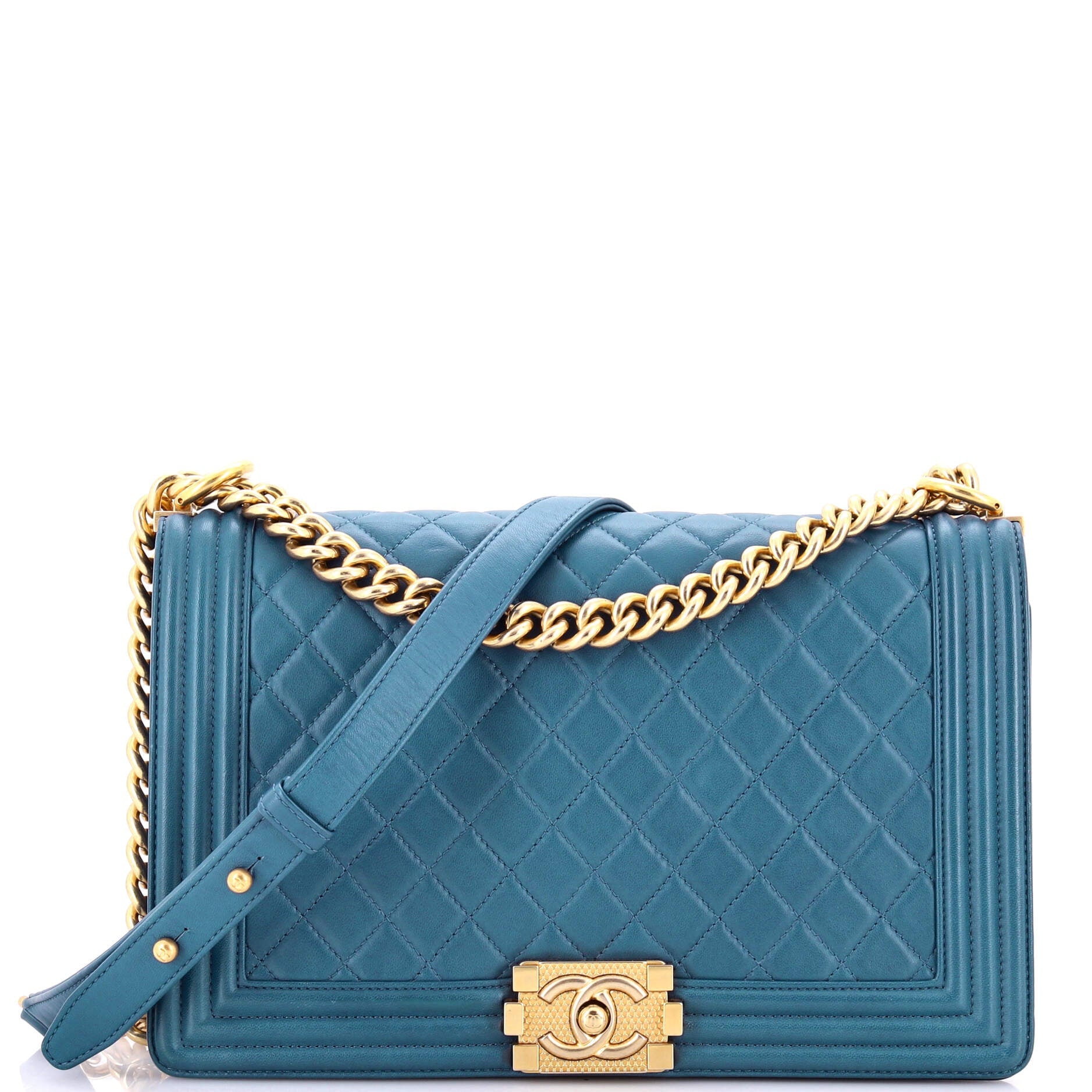 Boy Flap Bag Quilted Calfskin New Medium