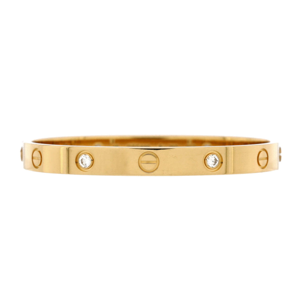 Love 4 Diamond Bracelet 18K Yellow Gold with Diamonds