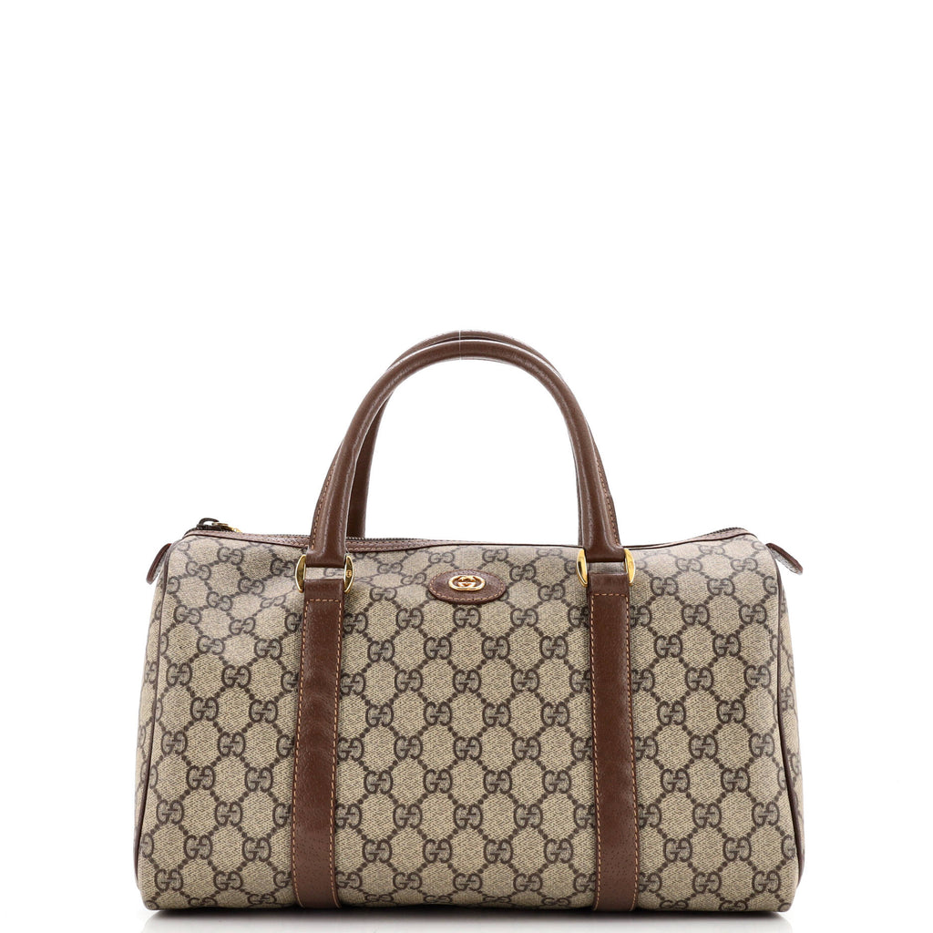 Joy Boston Bag GG Coated Canvas Medium