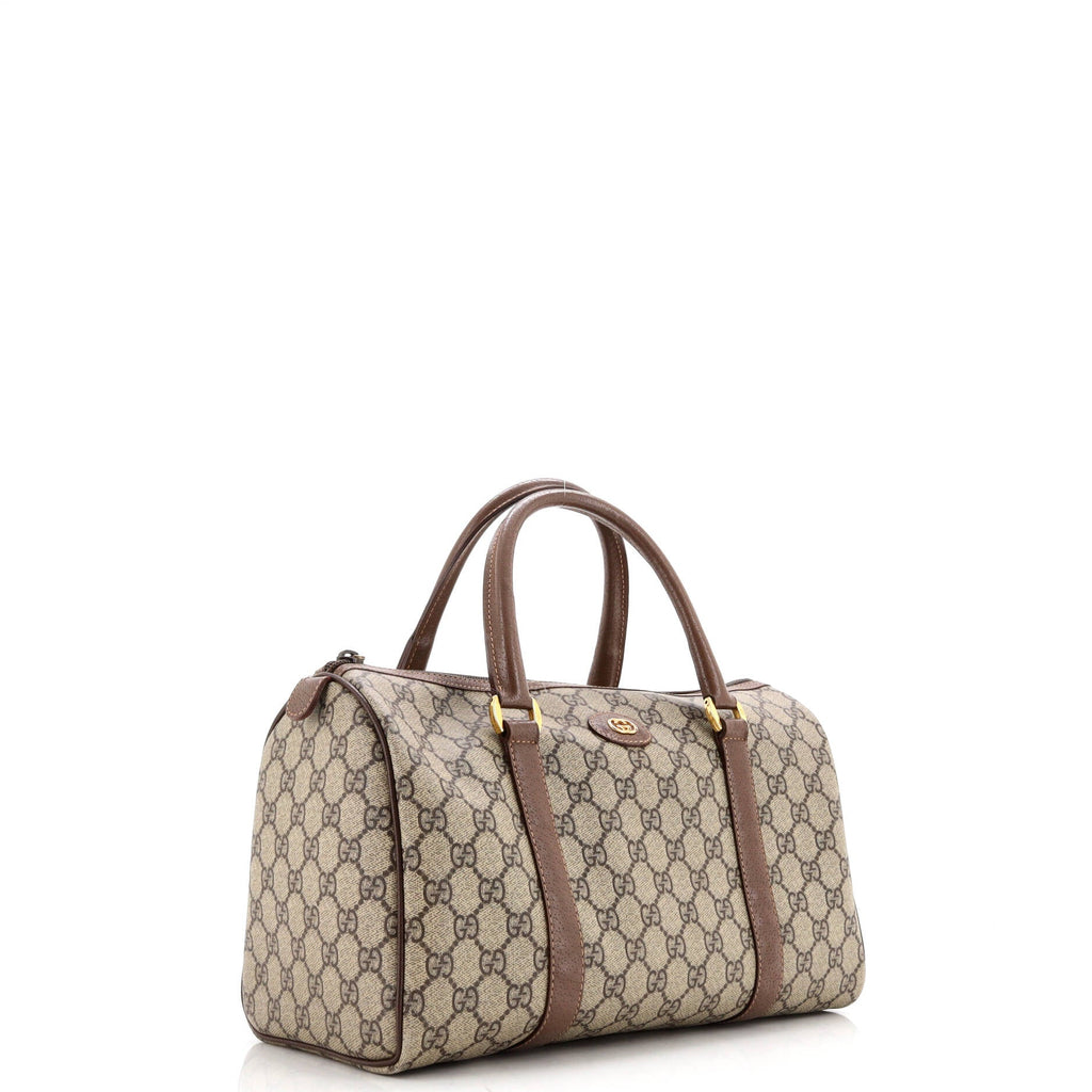 Joy Boston Bag GG Coated Canvas Medium