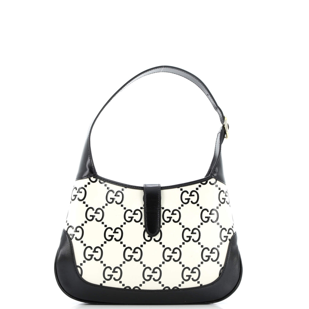 Jackie 1961 Hobo GG Embossed Leather Small