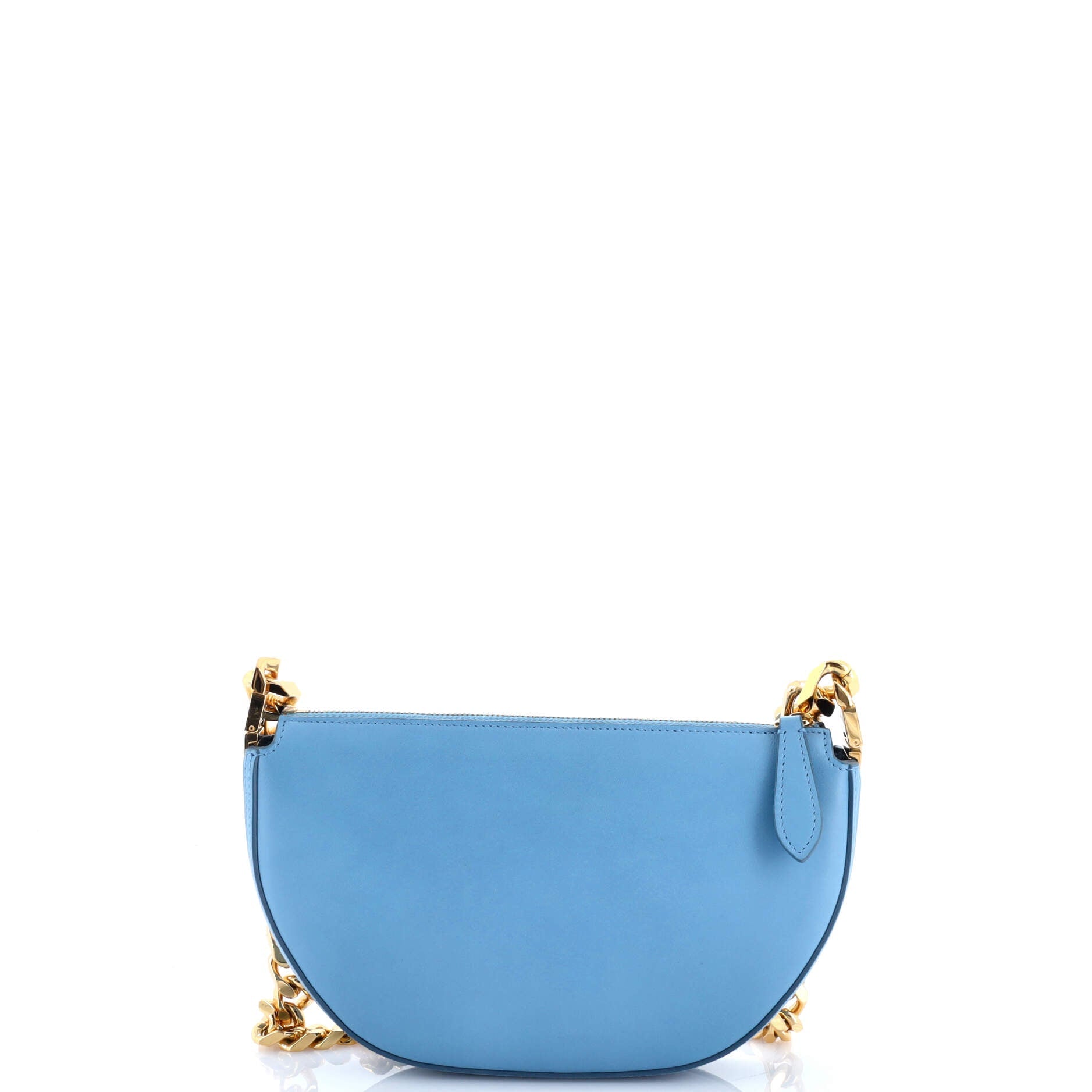 Olympia Zip Chain Shoulder Bag Leather Mini