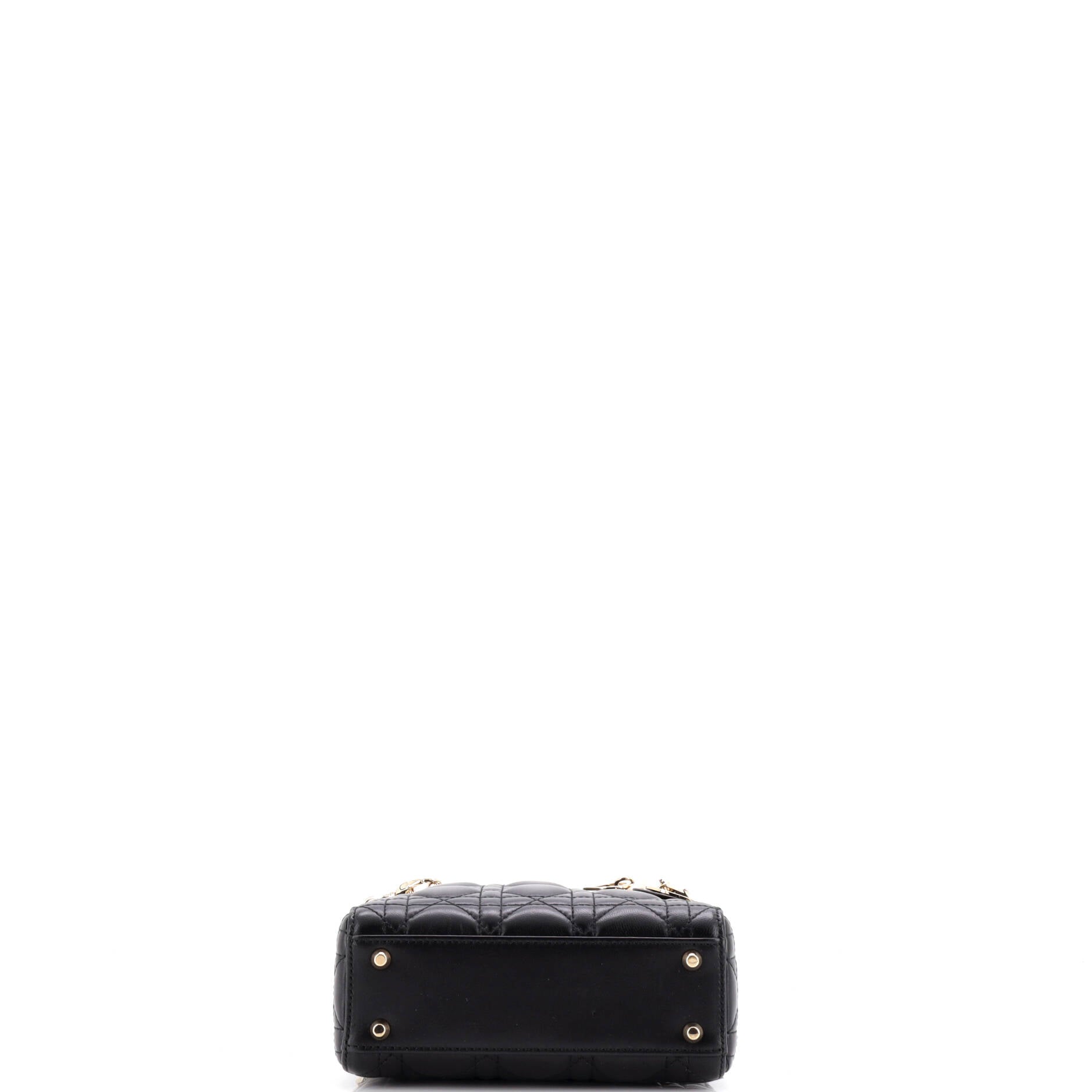 Lady Dior Chain Bag Cannage Quilt Lambskin Mini