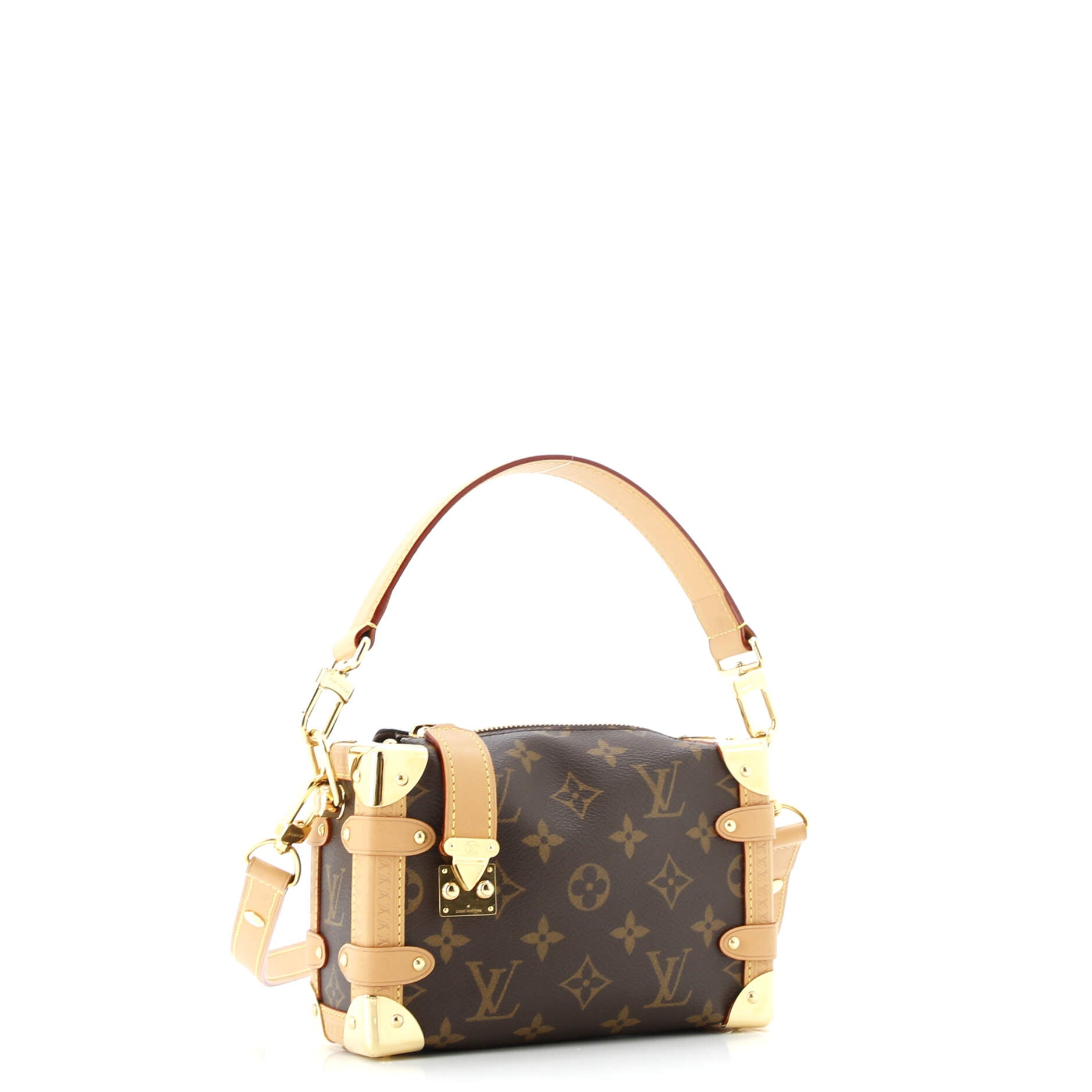 Side Trunk Handbag Monogram Canvas PM