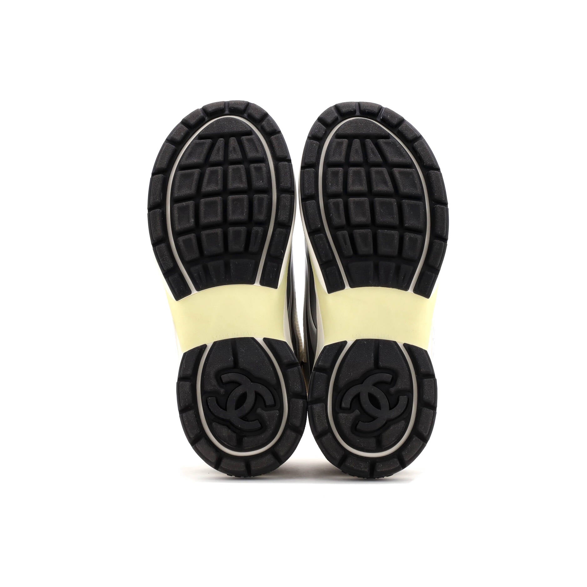 Women's CC Low-Top Sneakers Mesh and Laminated Leather
