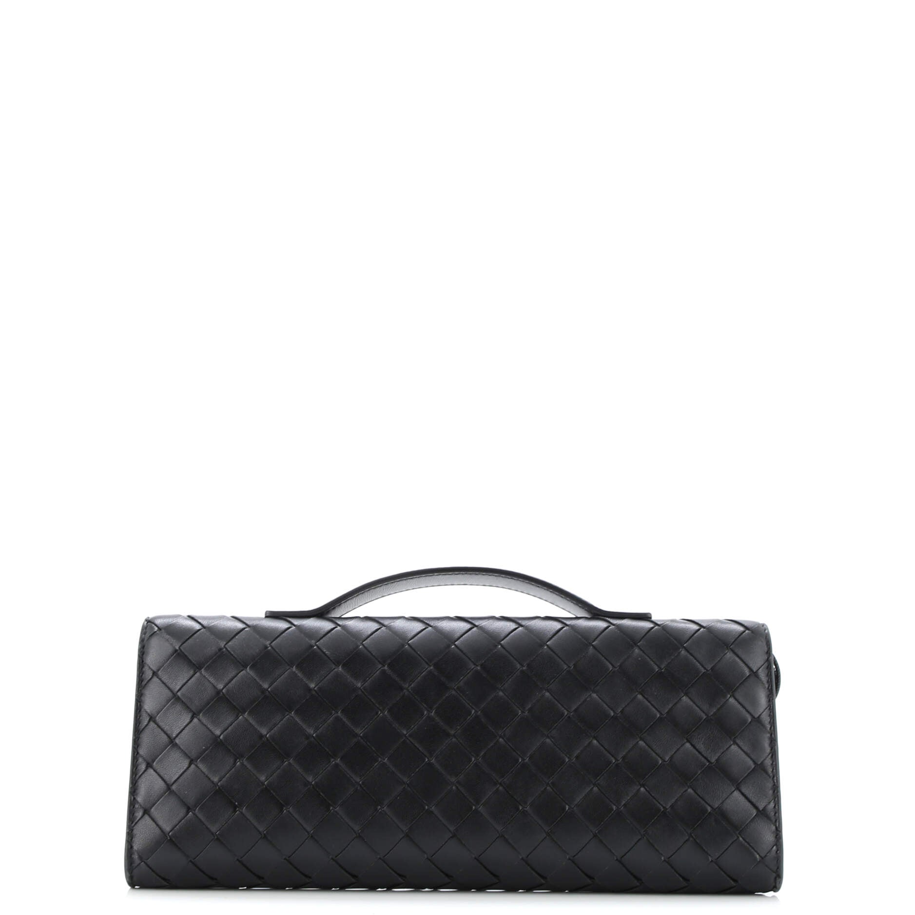 Andiamo Top Handle Clutch Intrecciato Nappa Long