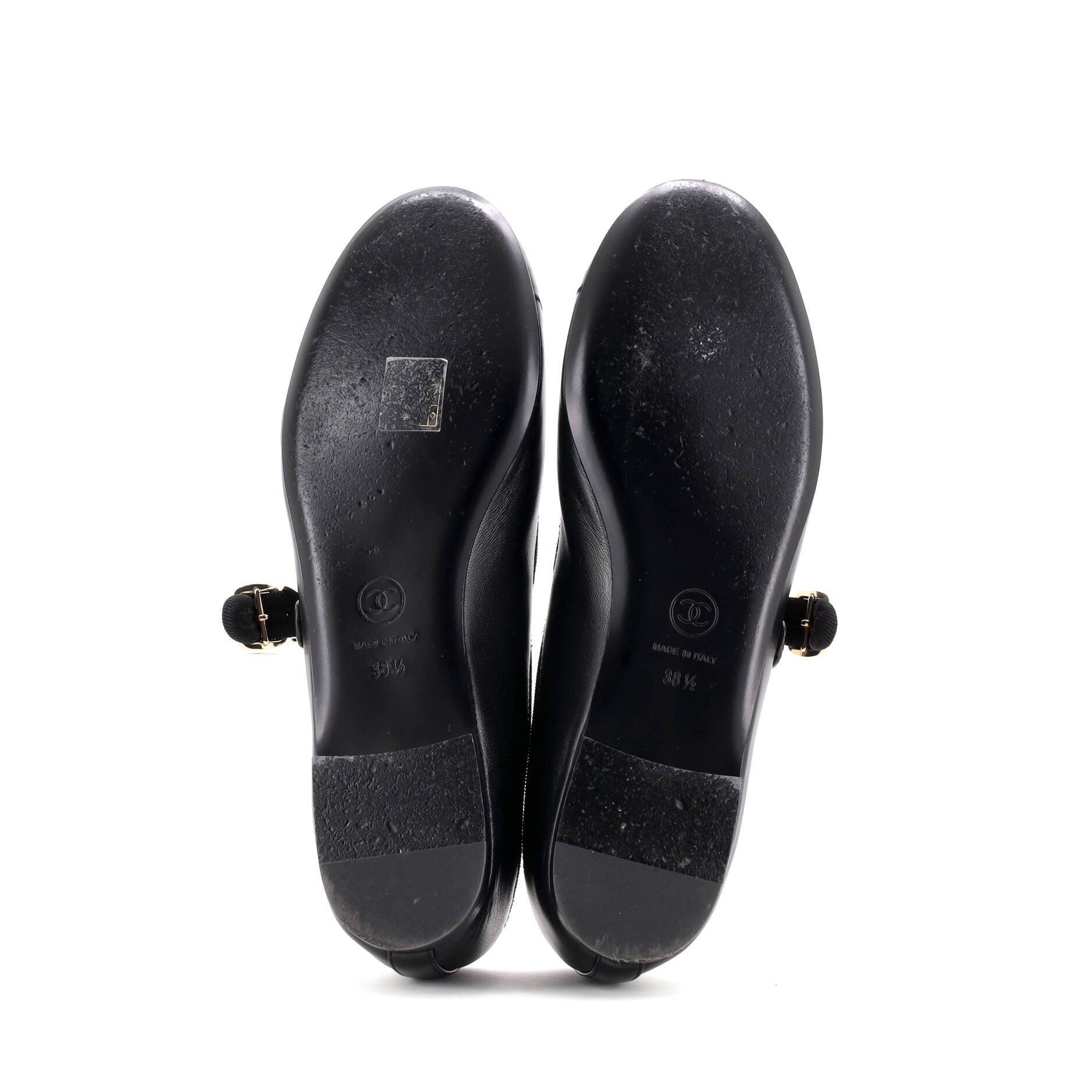 Women's CC Mary Jane Flats Embroidered Leather