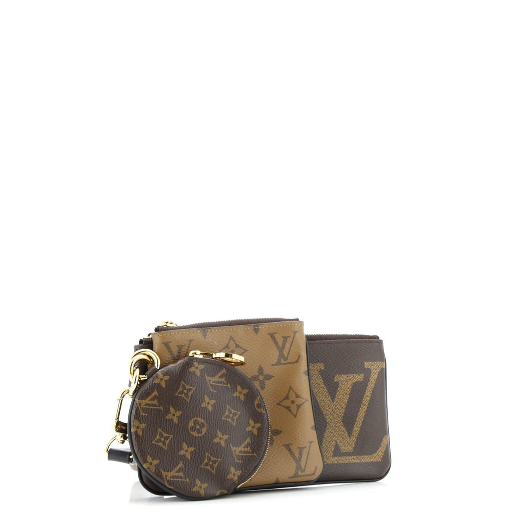 Trio Pouch Set Reverse Monogram Giant