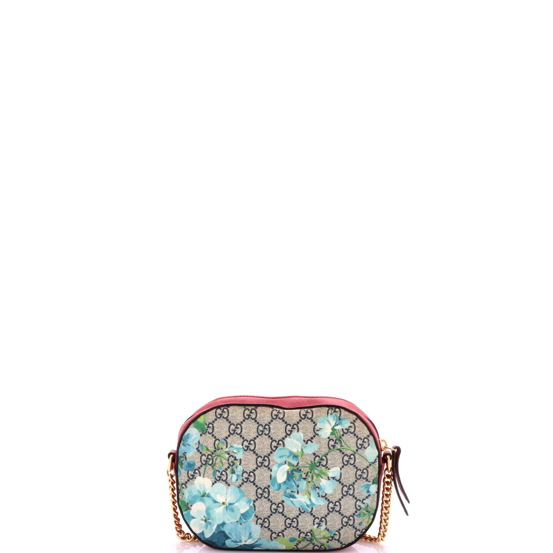 Chain Crossbody Bag Blooms Print GG Coated Canvas Mini