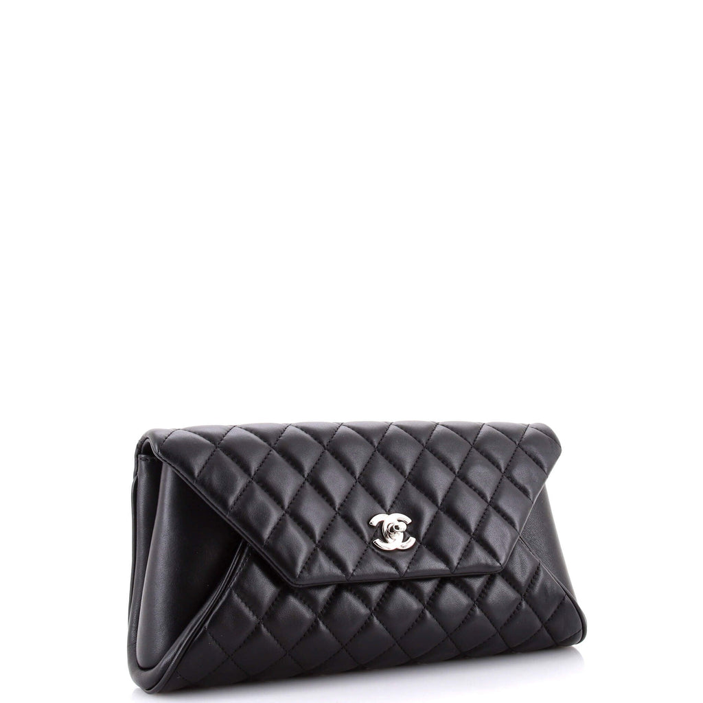 Fold Up Again Clutch Quilted Lambskin