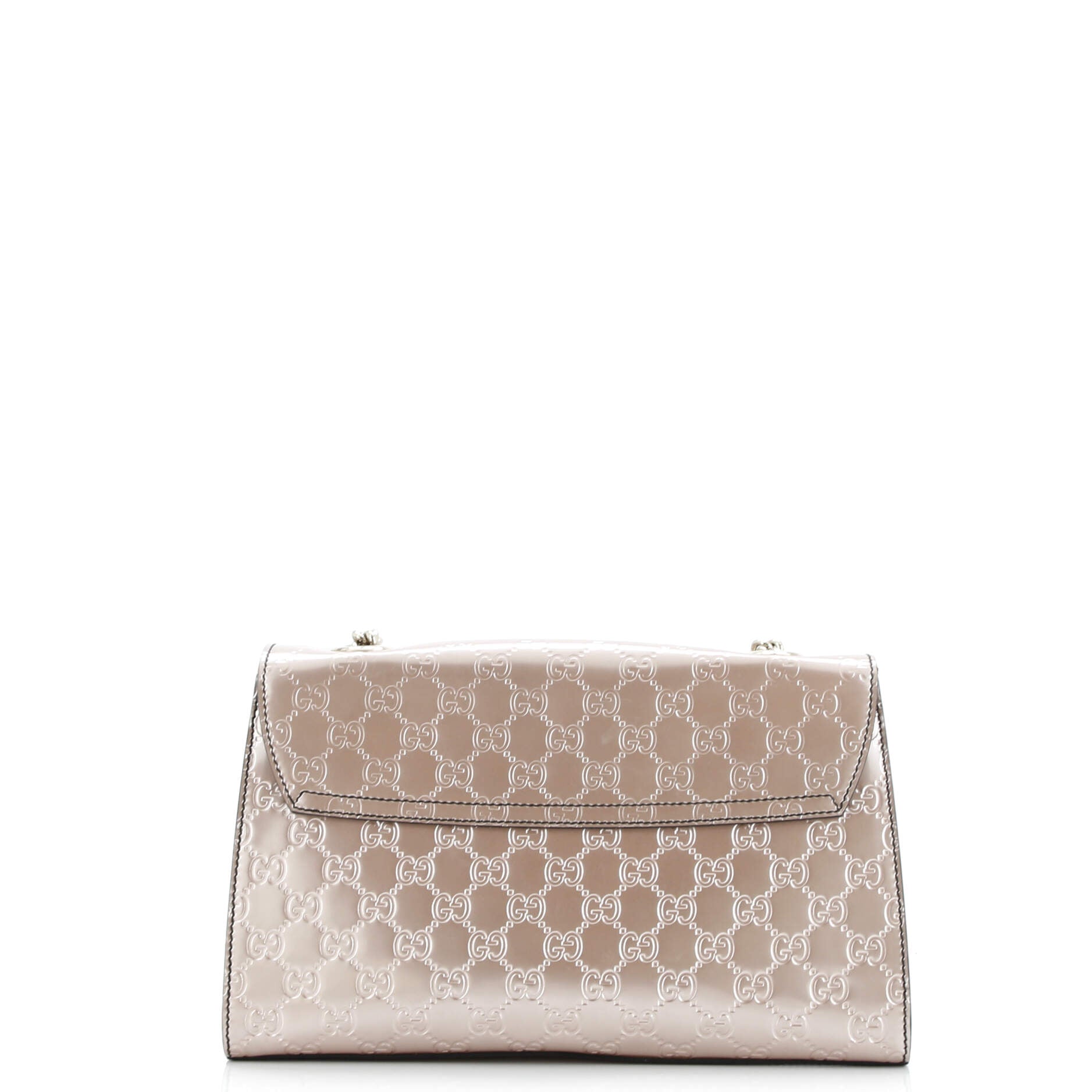 Emily Chain Flap Bag Guccissima Patent Medium
