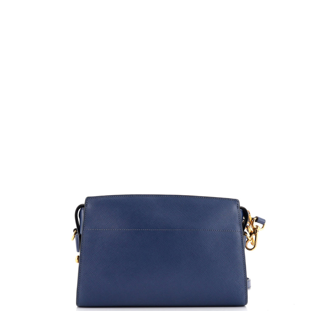 Esplanade Crossbody Bag Saffiano with City Calf Small