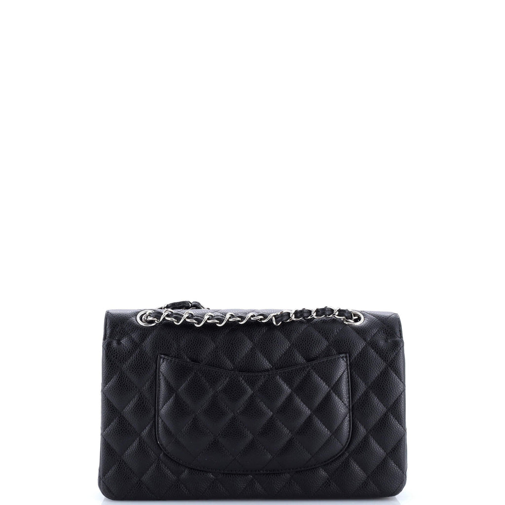 Classic Double Flap Bag Quilted Caviar Medium