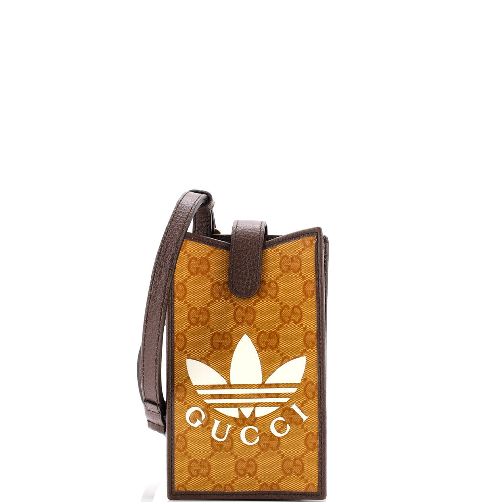 x adidas Phone Crossbody Bag GG Coated Canvas