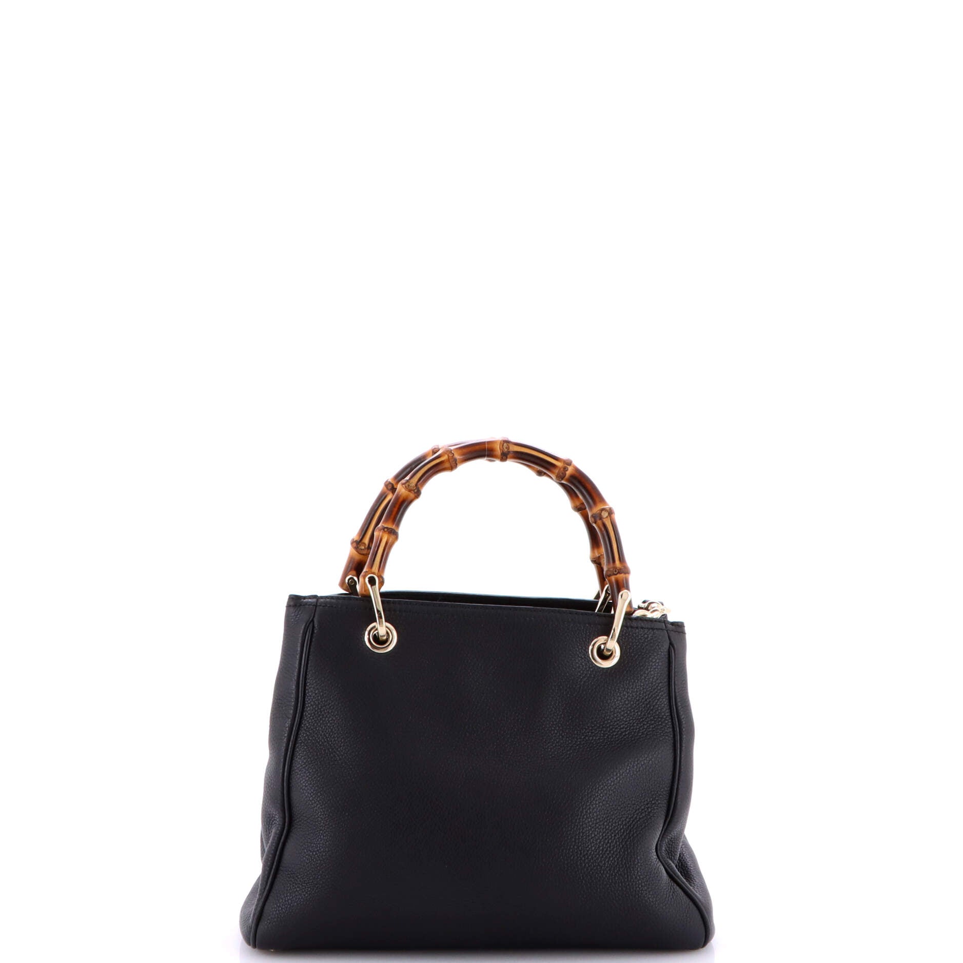 Bamboo Shopper Tote Leather Small