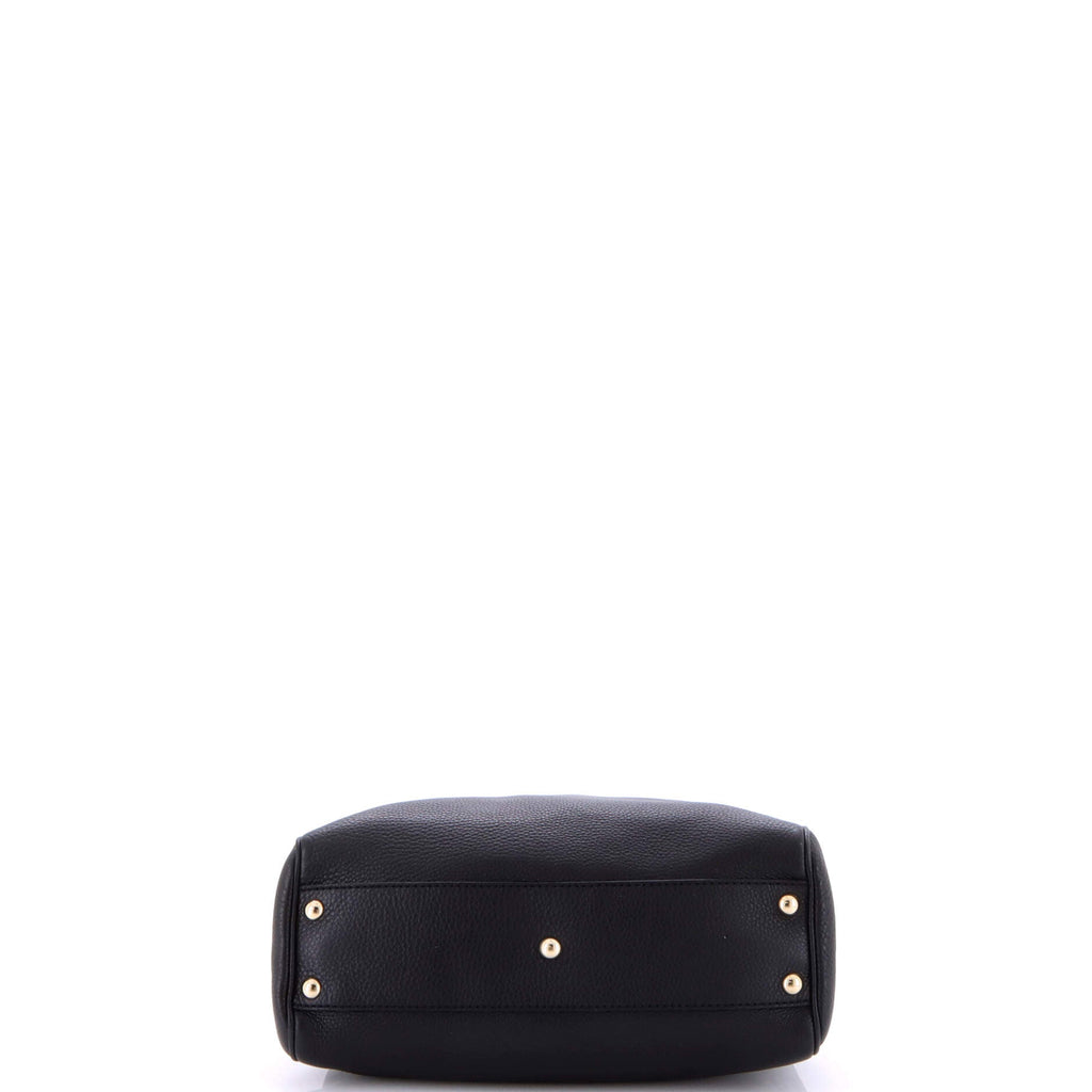 Bamboo Shopper Tote Leather Small