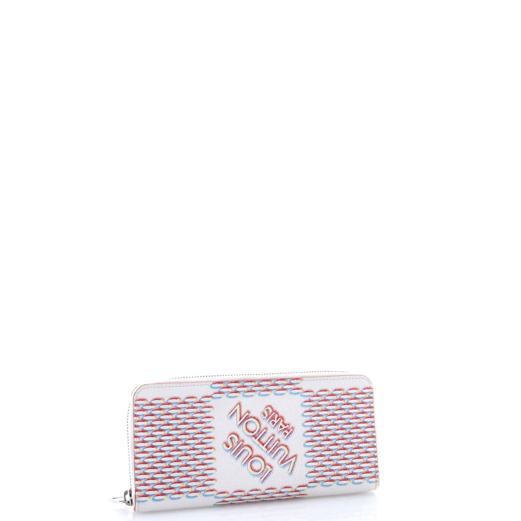 Zippy Wallet Limited Edition Damier Spray Leather Vertical