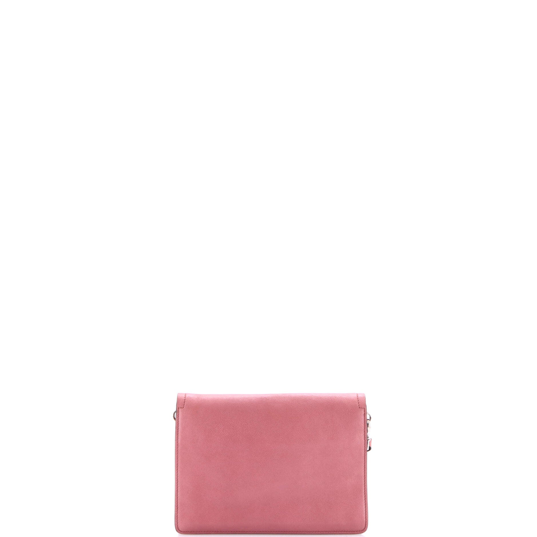 Full Flap Shoulder Bag Glace Calf Small