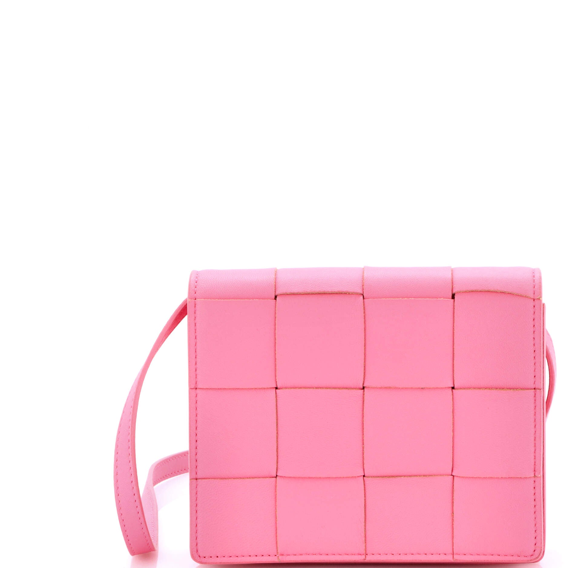 Cassette Crossbody Bag Maxi Intrecciato Leather Mini
