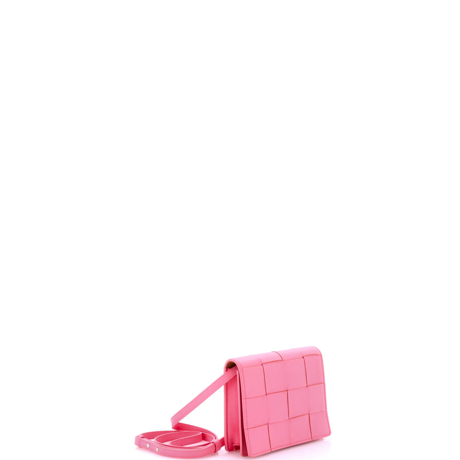 Cassette Crossbody Bag Maxi Intrecciato Leather Mini