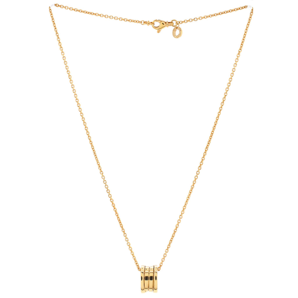 B.Zero1 Pendant Necklace 18K Yellow Gold
