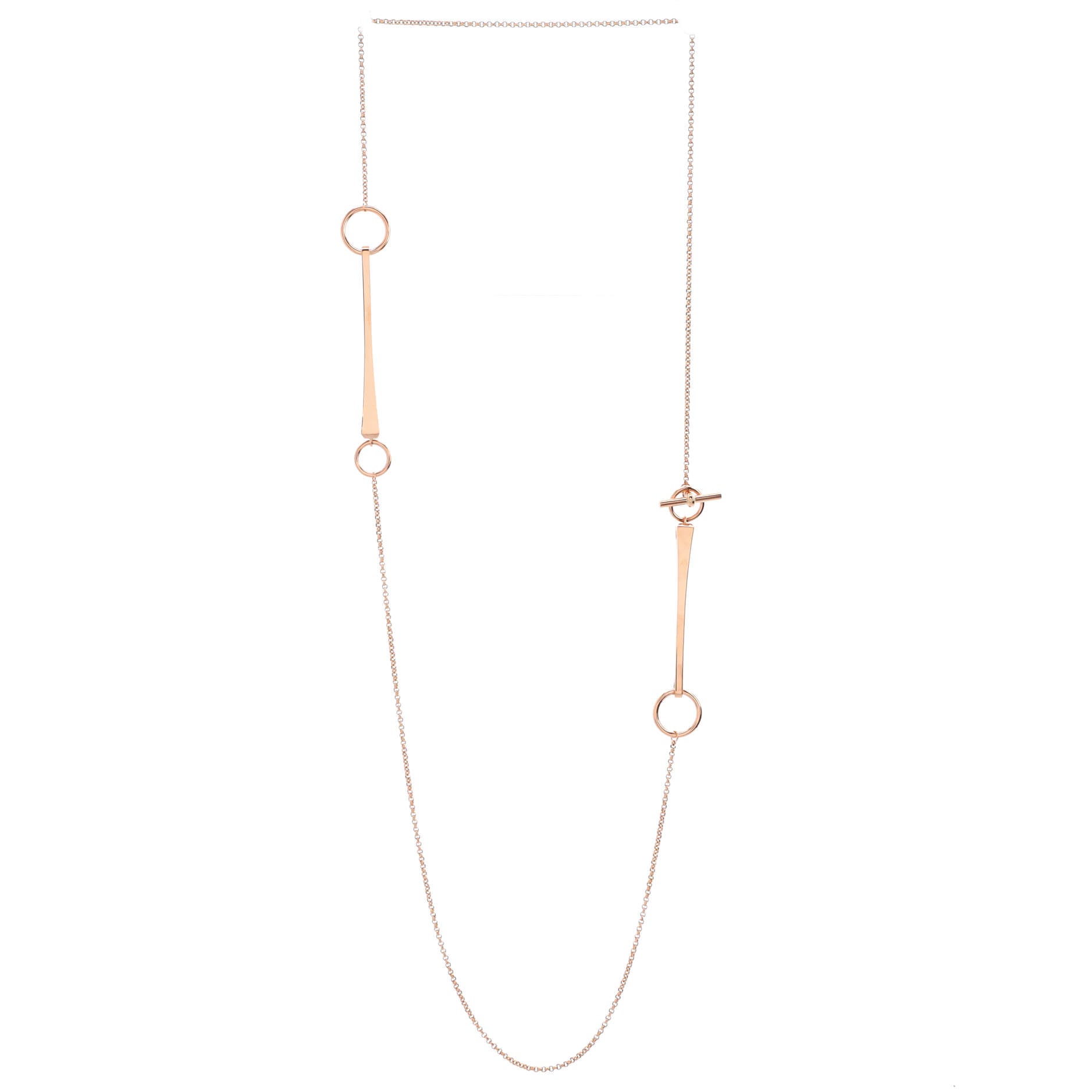 Clou de Forge Long Necklace 18K Rose Gold