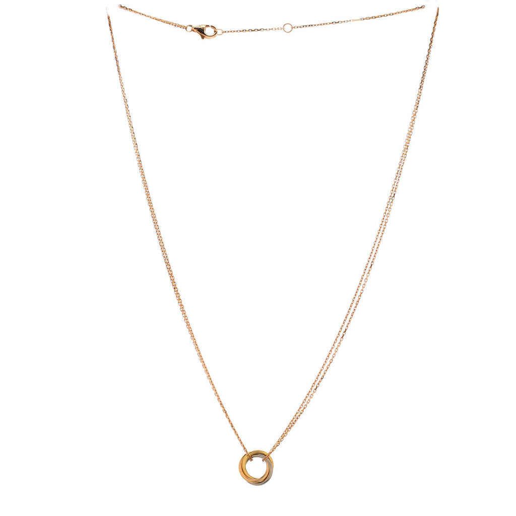 Trinity Choker Necklace 18K Tricolor Gold
