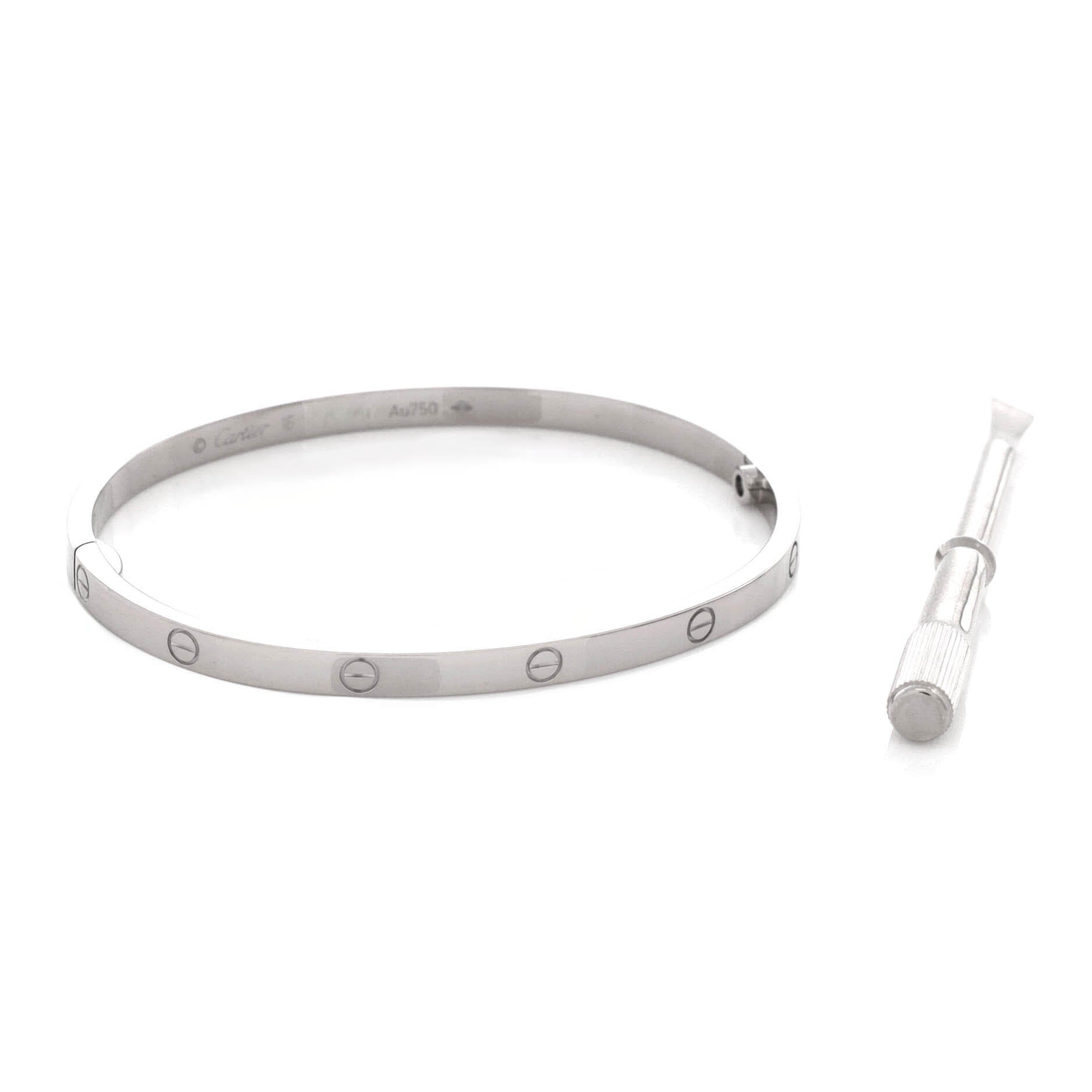 Love Bracelet 18K White Gold Small