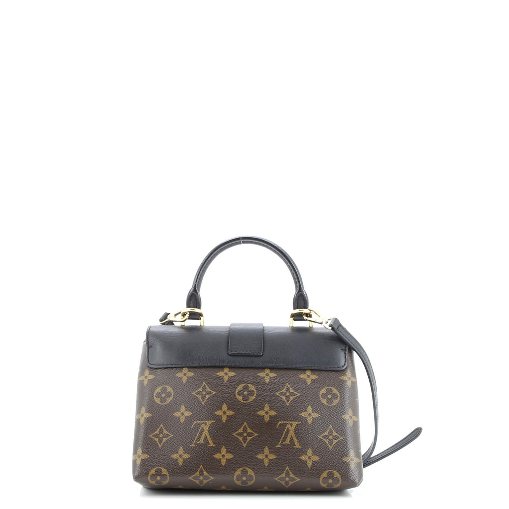 Locky Handbag Monogram Canvas with Leather BB