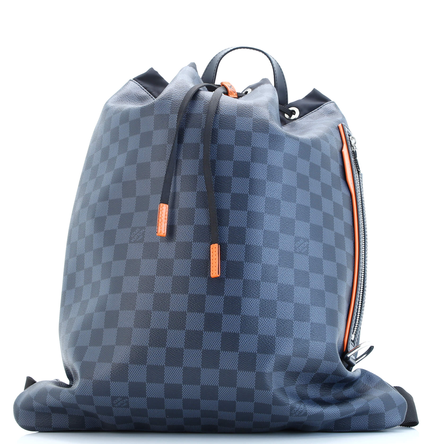 Drawstring Backpack Limited Edition Damier Cobalt Race