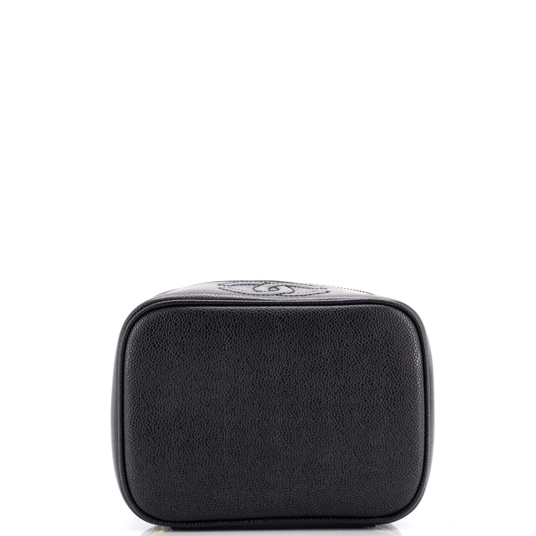 Vintage Timeless Cosmetic Case Caviar Medium
