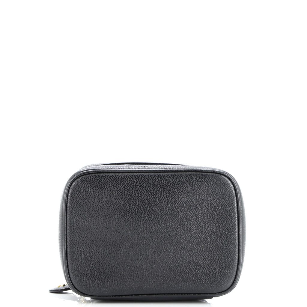 Vintage Timeless Cosmetic Case Caviar Medium