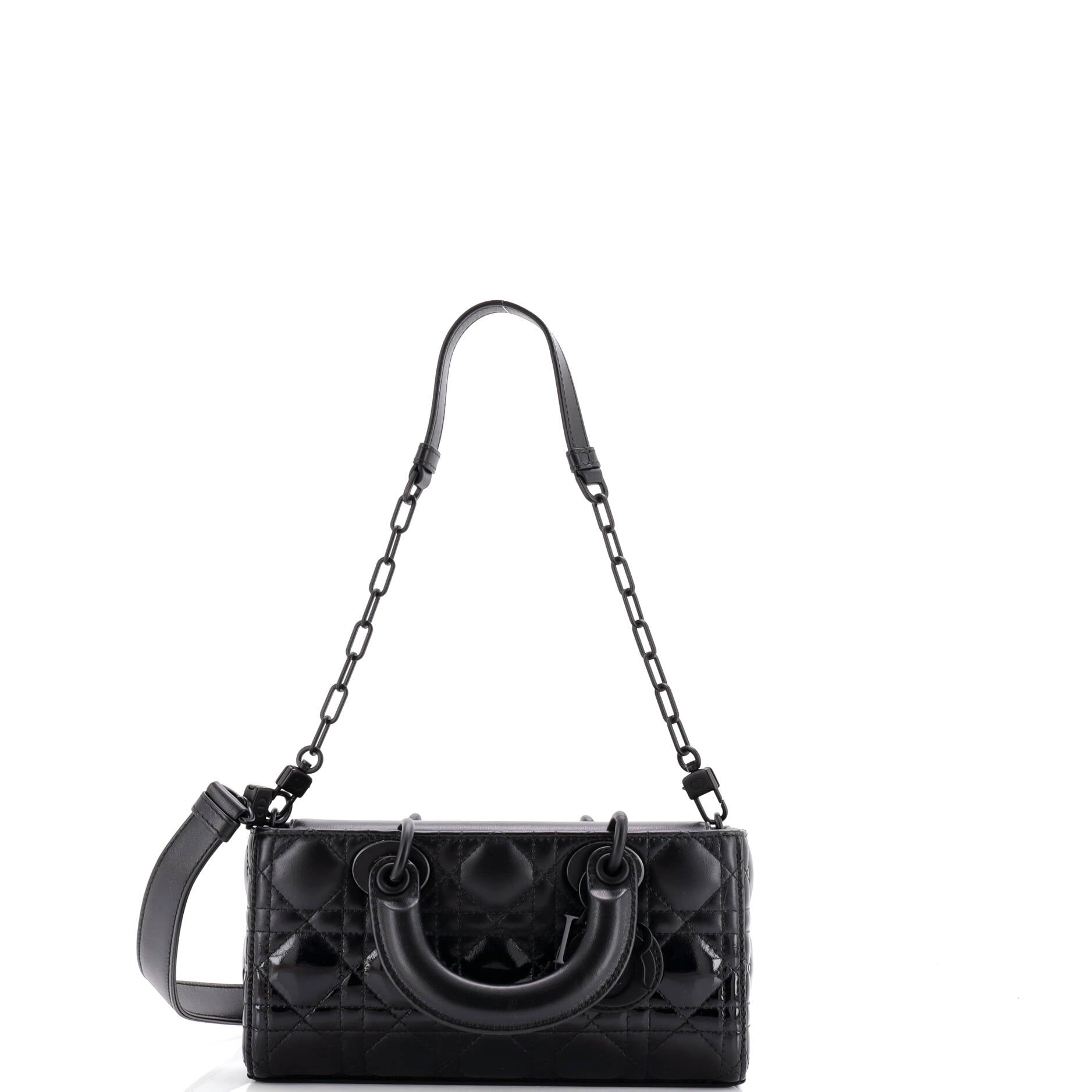 Lady D-Joy Bag Cannage Quilt Gradient Patent Small
