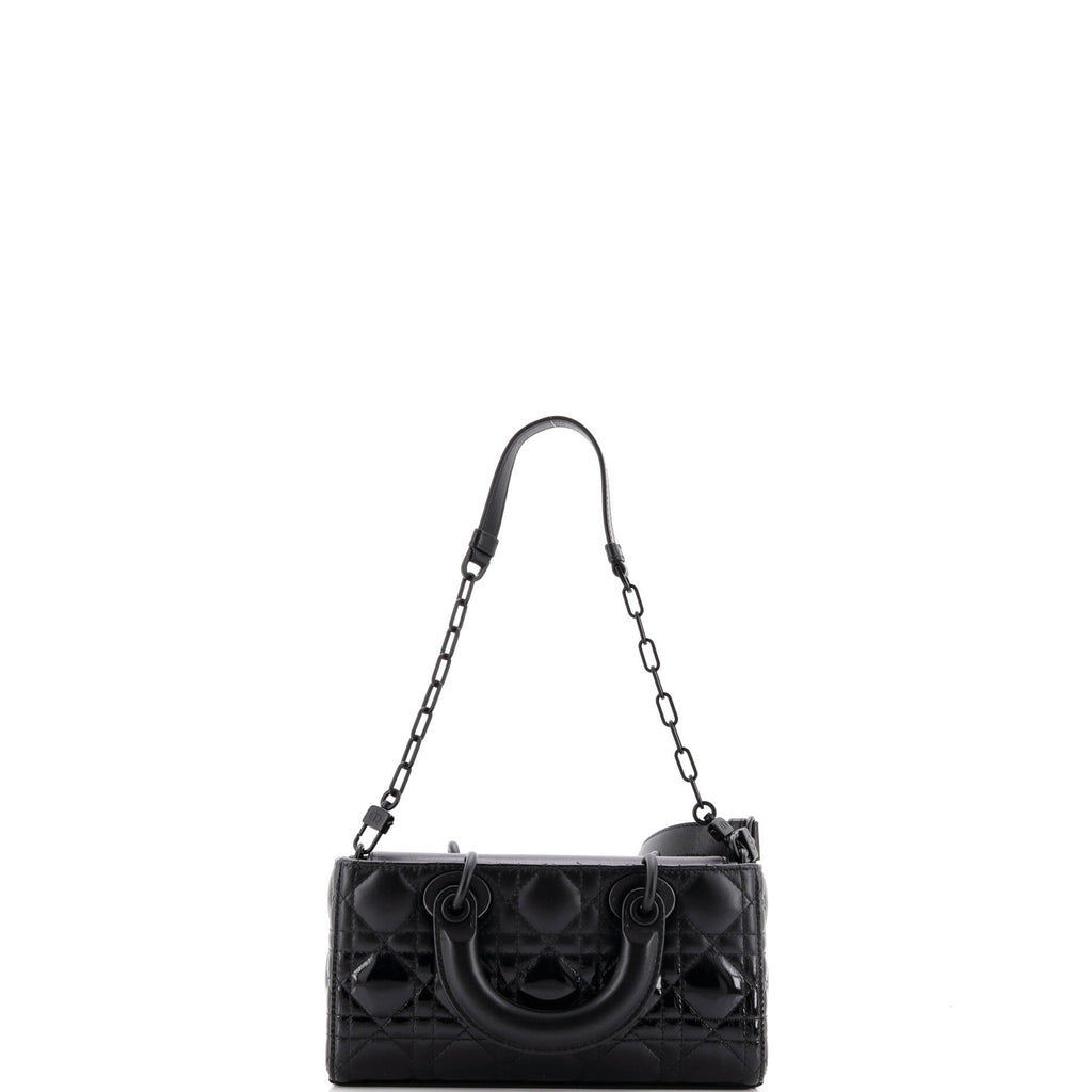 Lady D-Joy Bag Cannage Quilt Gradient Patent Small