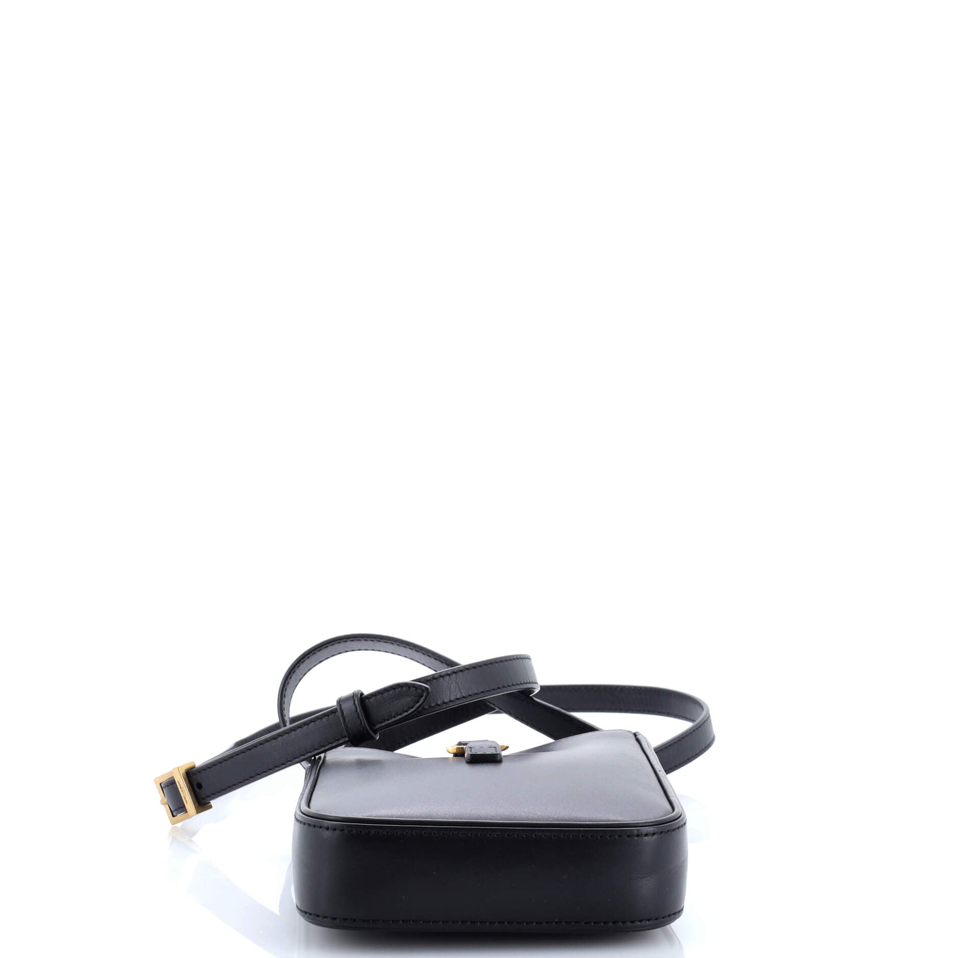 Le 5 a 7 Vertical Shoulder Bag Leather Mini
