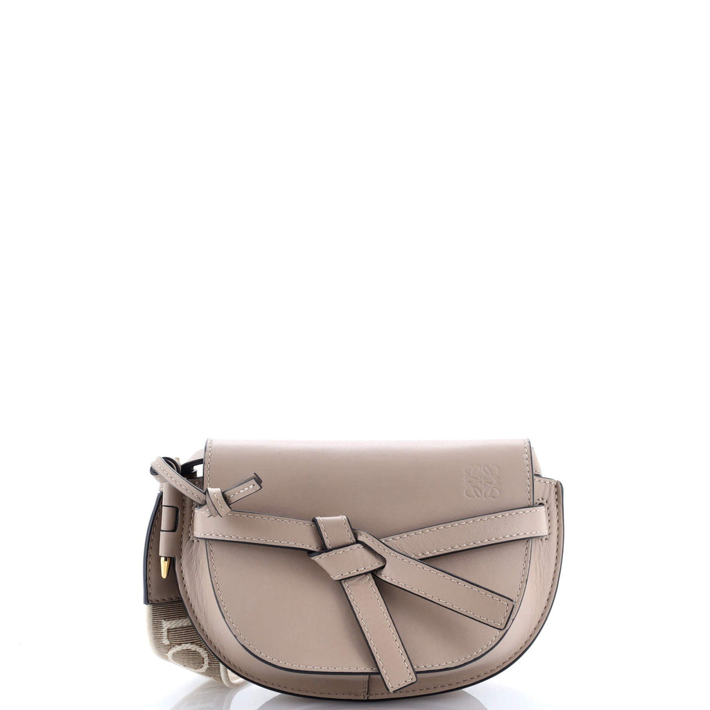 Gate Dual Shoulder Bag Leather Mini