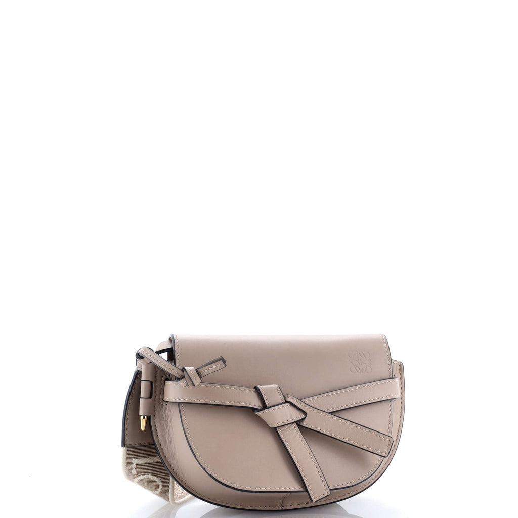 Gate Dual Shoulder Bag Leather Mini