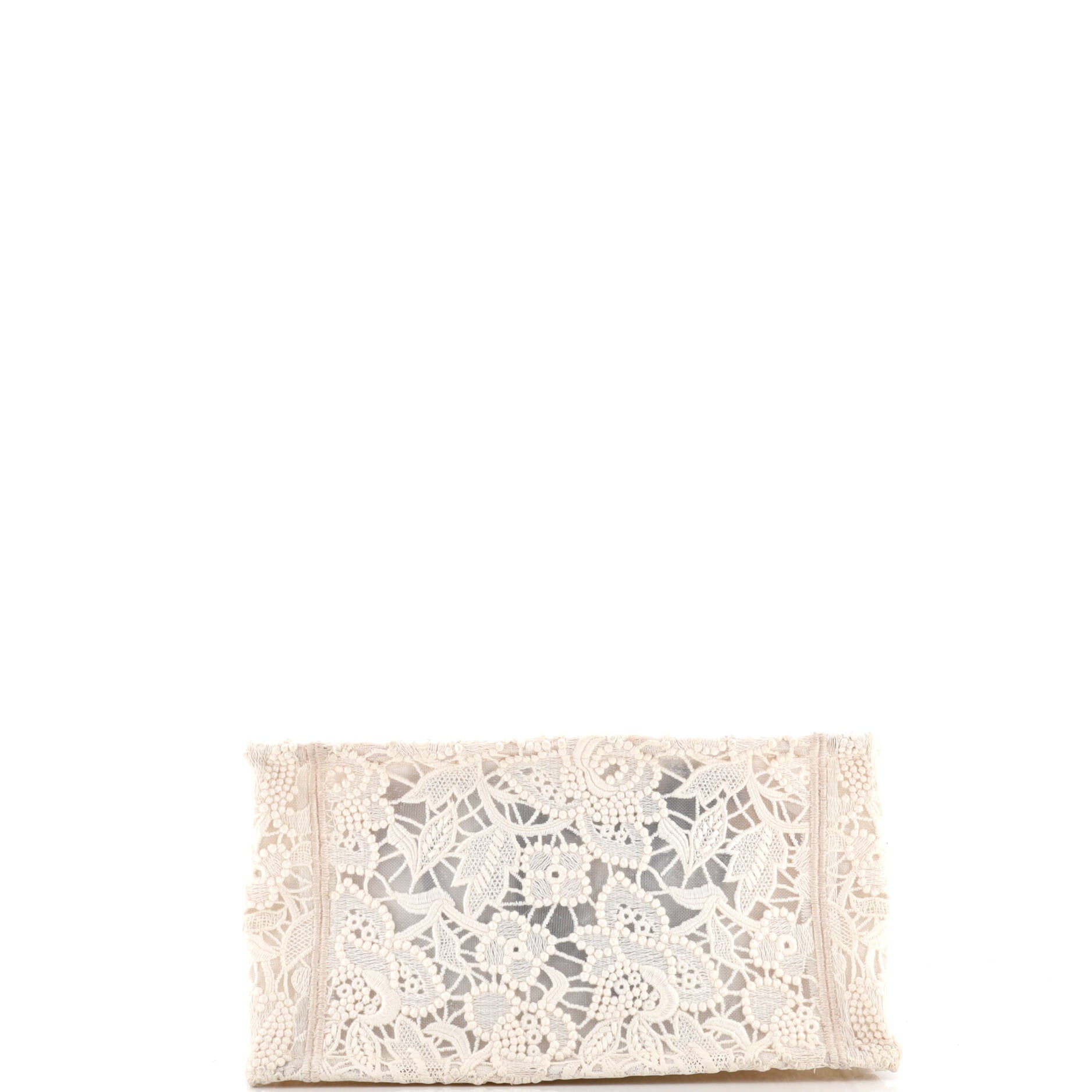Book Tote Embroidered Lace Small