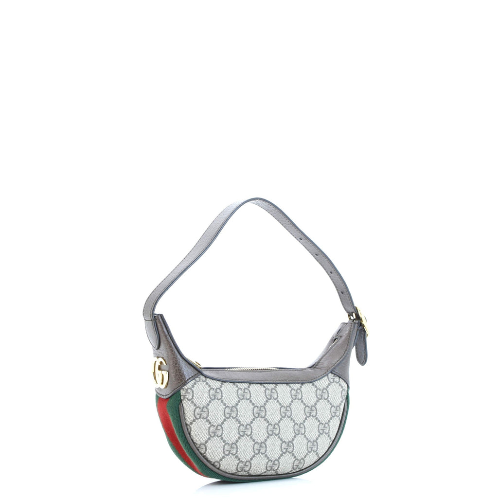 Ophidia Half Moon Bag GG Coated Canvas Mini