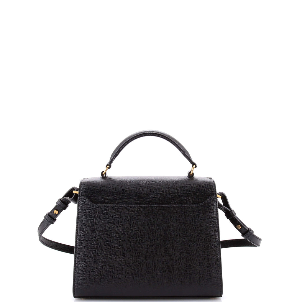 Cassandra Top Handle Bag Leather Mini