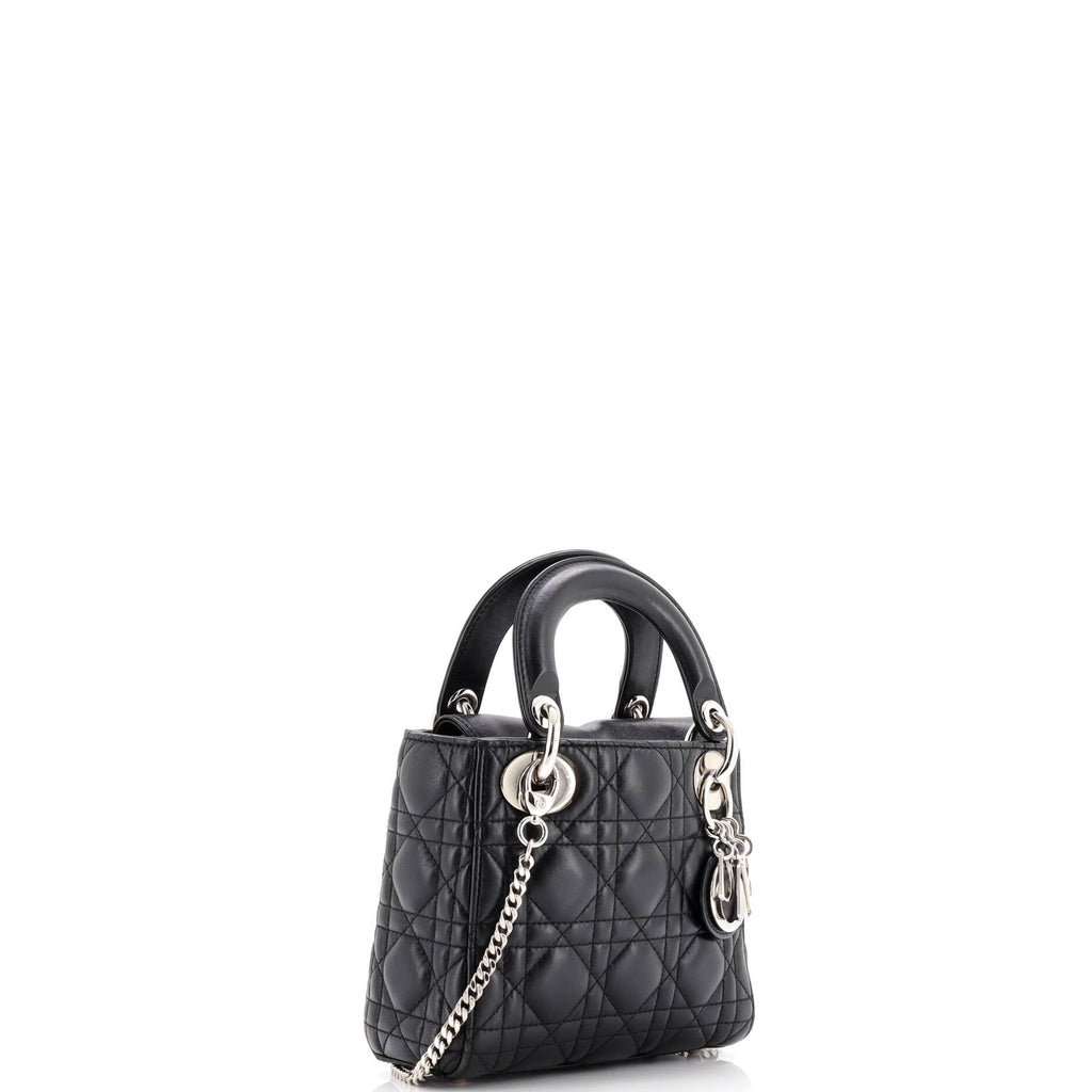 Lady Dior Chain Bag Cannage Quilt Lambskin Mini