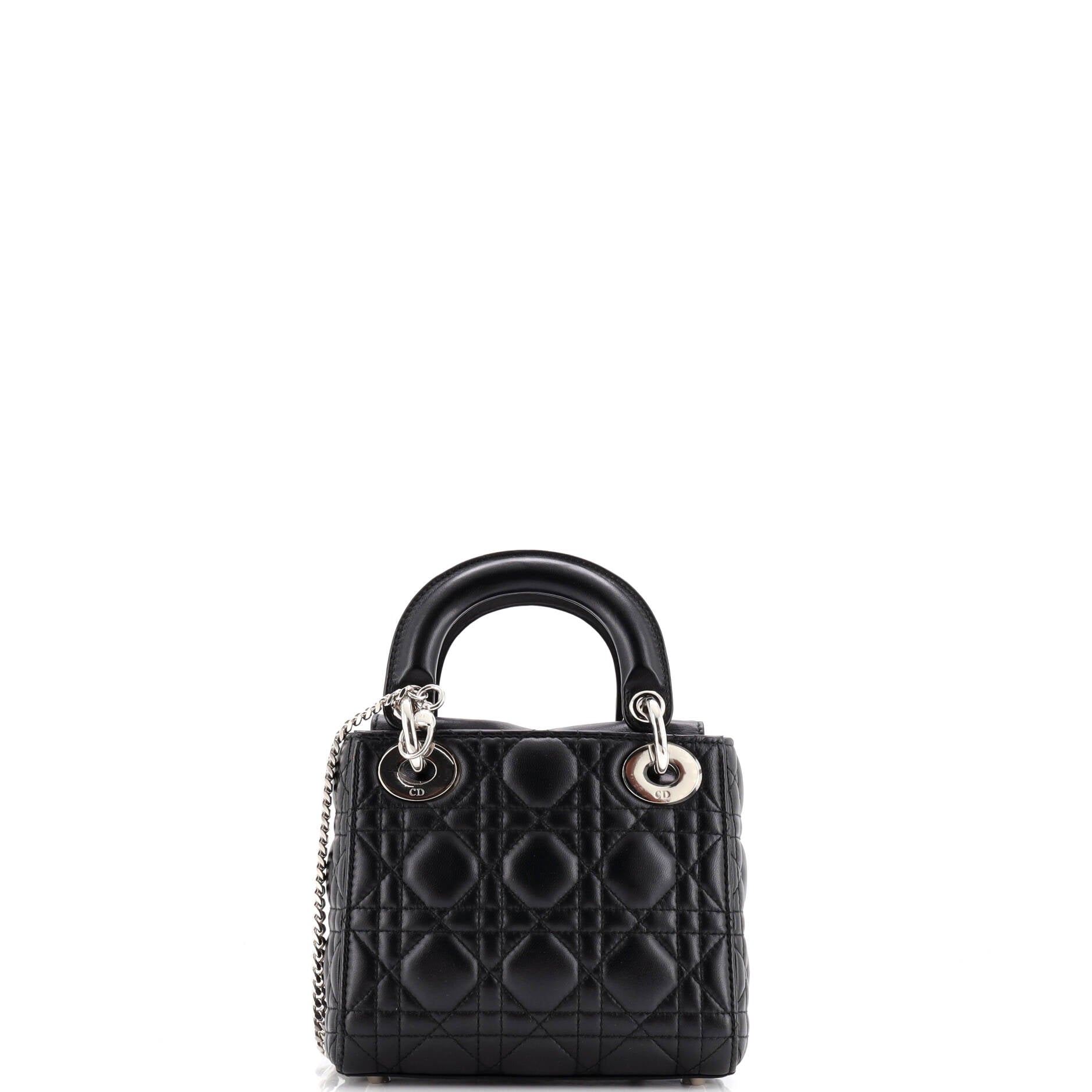 Lady Dior Chain Bag Cannage Quilt Lambskin Mini
