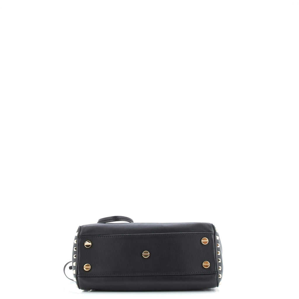 Rockstud Top Handle Bag Leather Small