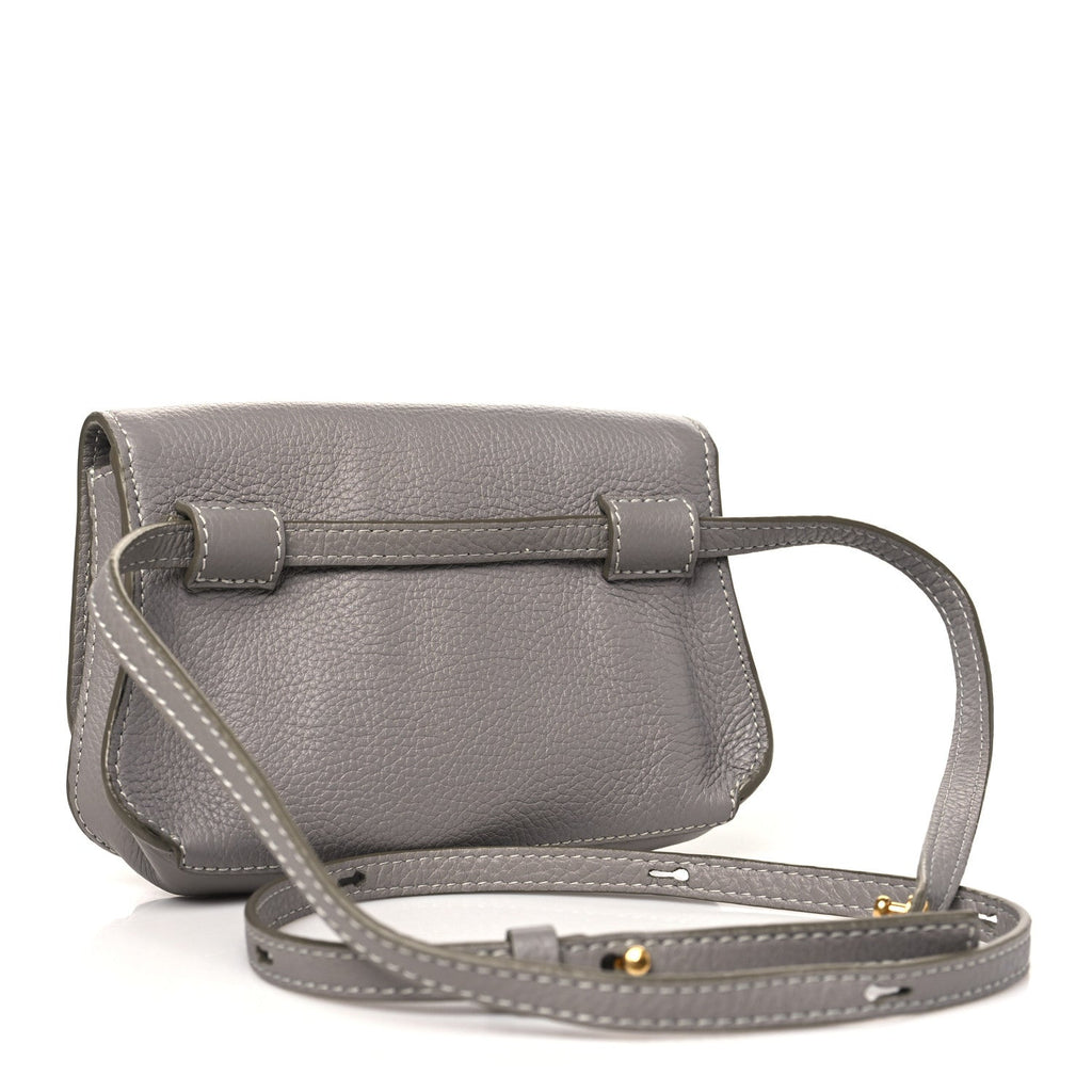 Calfskin Marcie Convertible Belt Bag Cashmere Grey